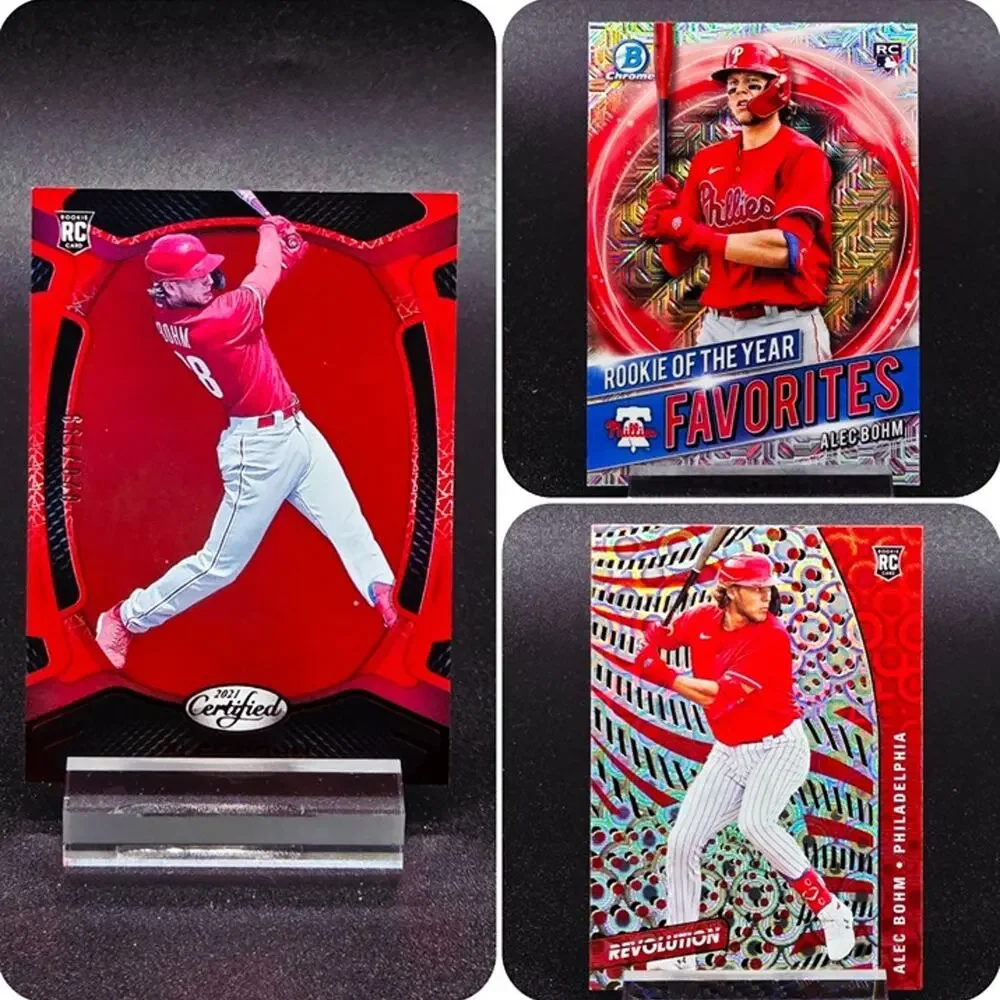 Alec Bohm Revolution Groove Rookie Mojo Certified Red /199 RC Phillies Star